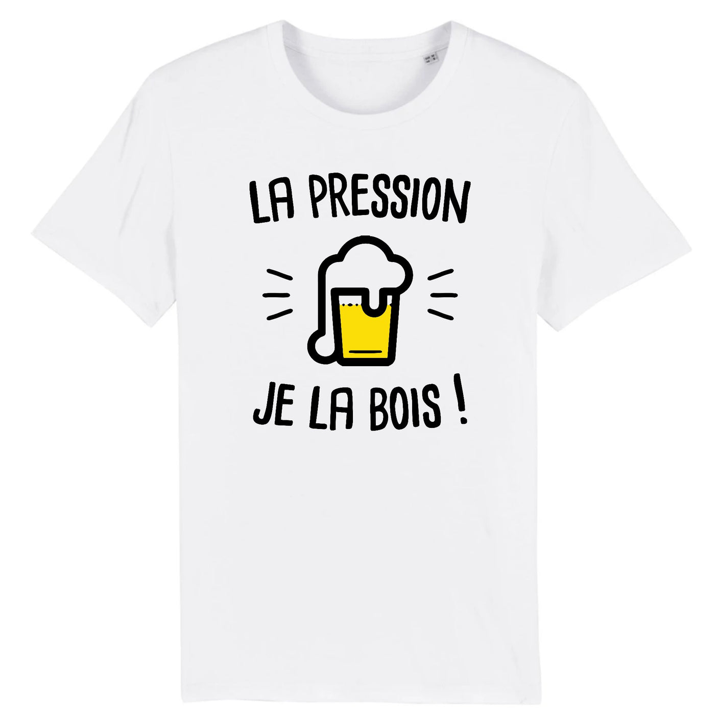 T-Shirt Homme La pression je la bois 