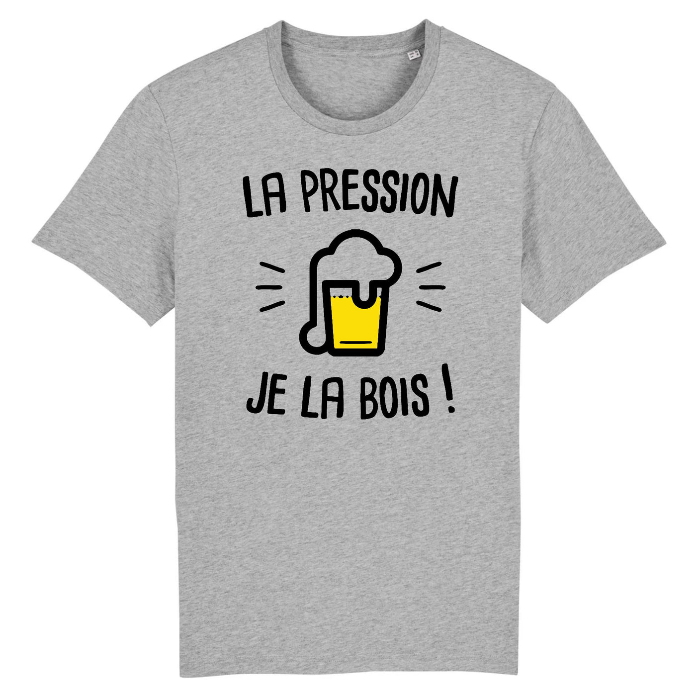 T-Shirt Homme La pression je la bois 