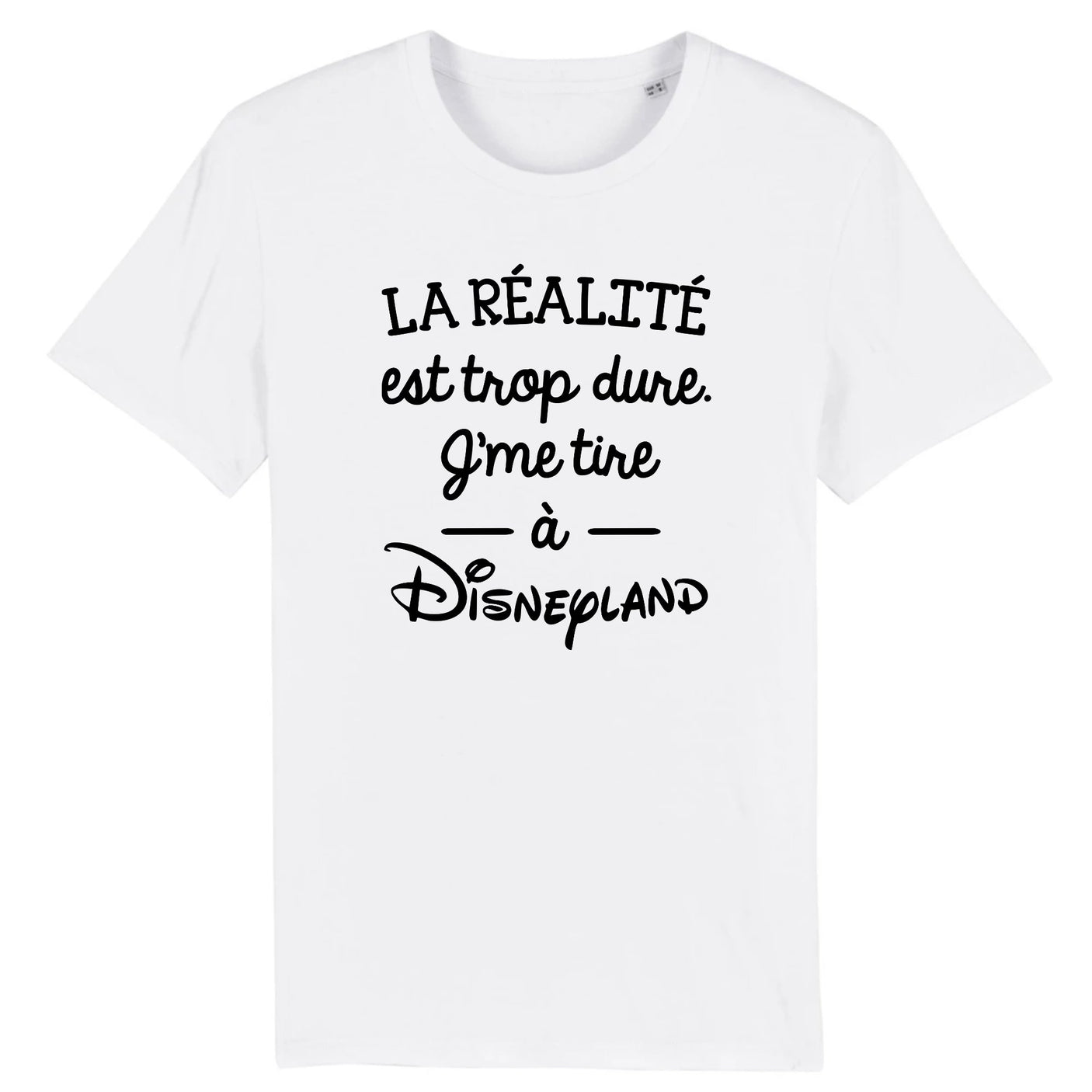 T-Shirt Homme La réalité est trop dure 