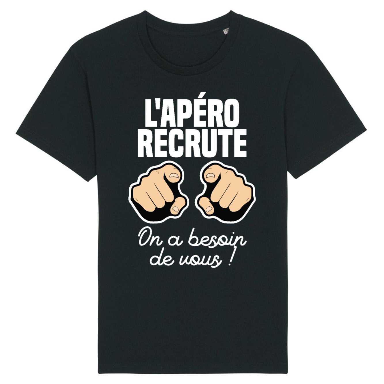 T-Shirt Homme L'apéro recrute 