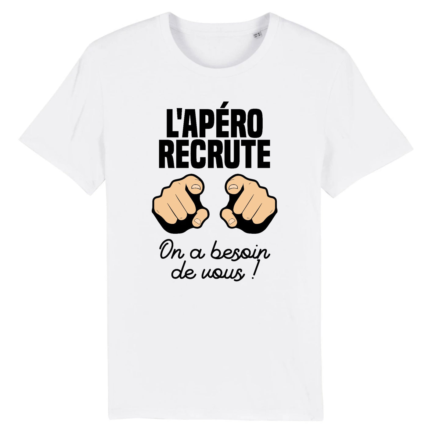 T-Shirt Homme L'apéro recrute 