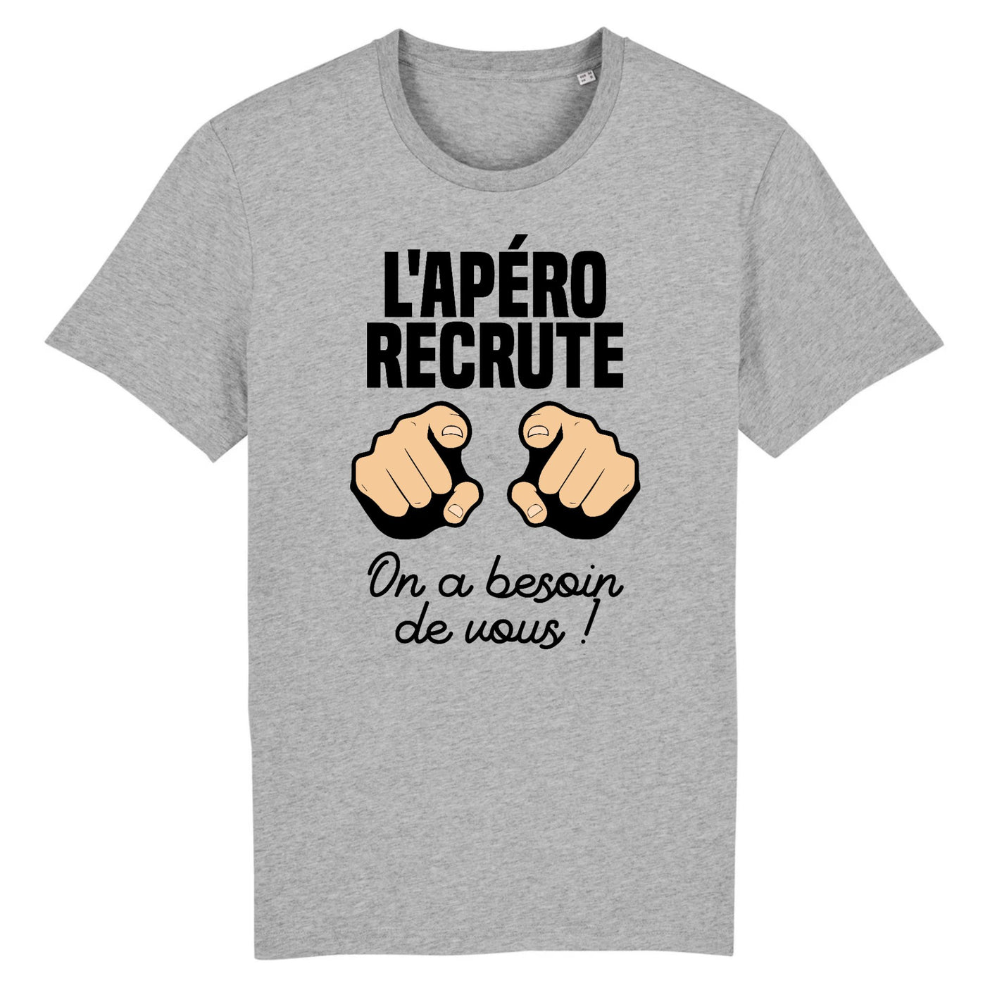 T-Shirt Homme L'apéro recrute 