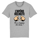 T-Shirt Homme L'apéro recrute 