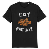 T-Shirt Homme Le café c'est la vie 