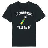 T-Shirt Homme Le champagne c'est la vie 