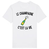 T-Shirt Homme Le champagne c'est la vie 