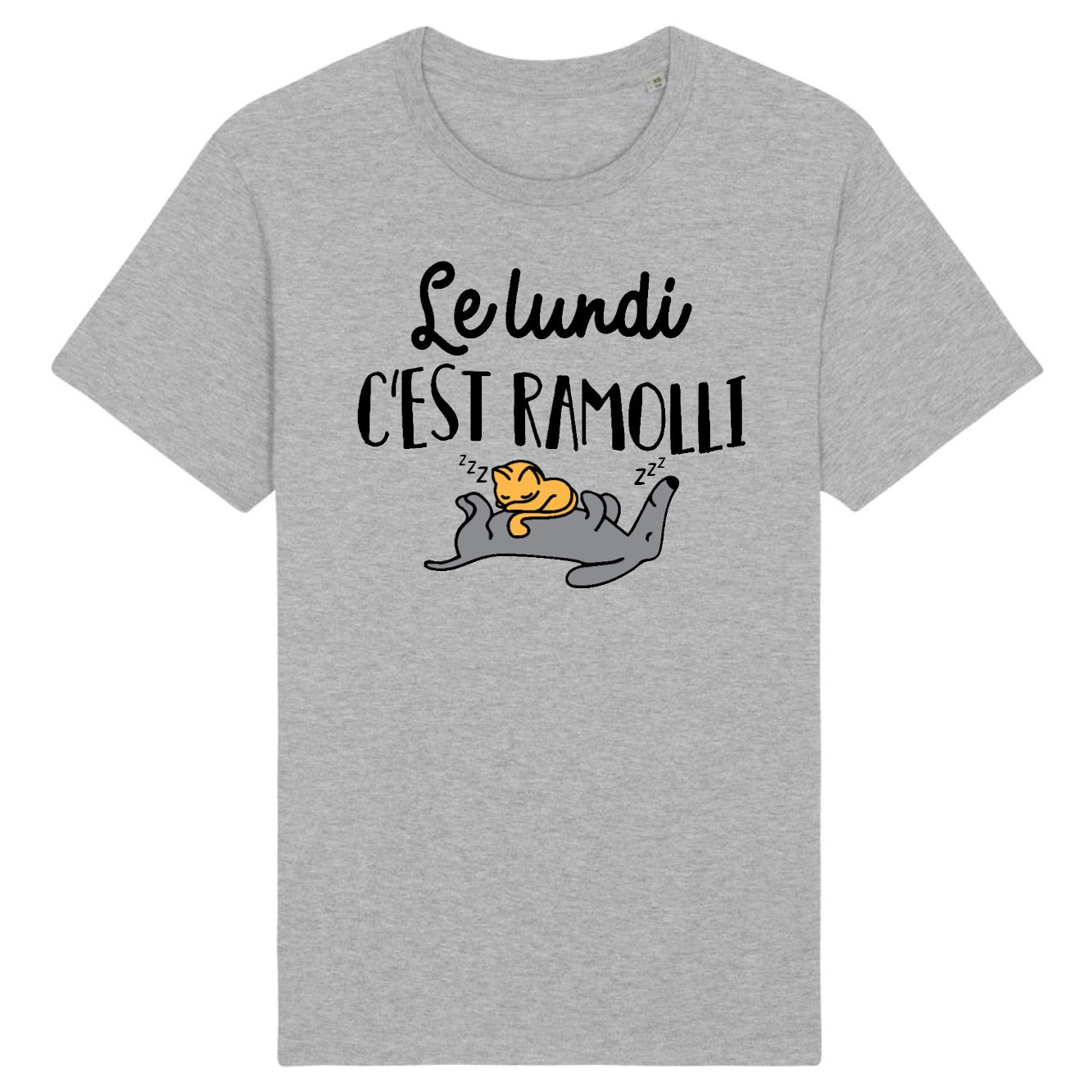 T-Shirt Homme Le lundi c'est ramolli 