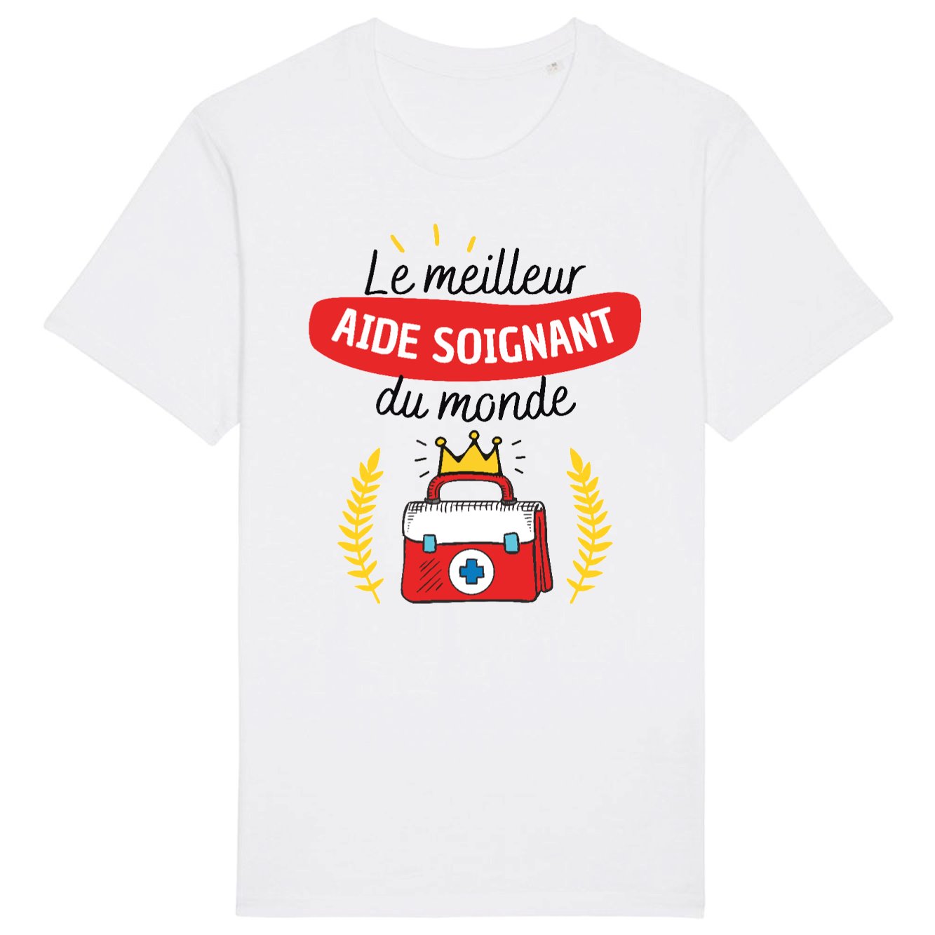 T-Shirt Homme Le meilleur aide soignant du monde 