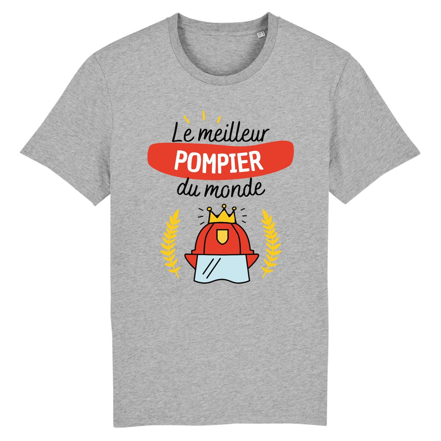 T-Shirt Homme Le meilleur pompier du monde 