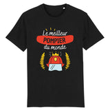 T-Shirt Homme Le meilleur pompier du monde 