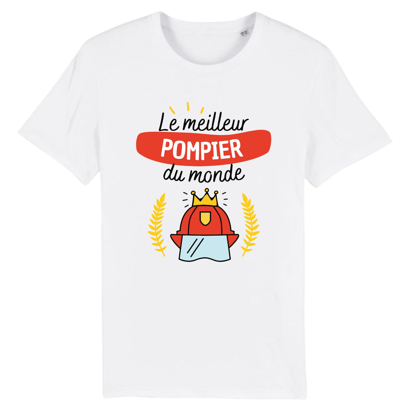 T-Shirt Homme Le meilleur pompier du monde 