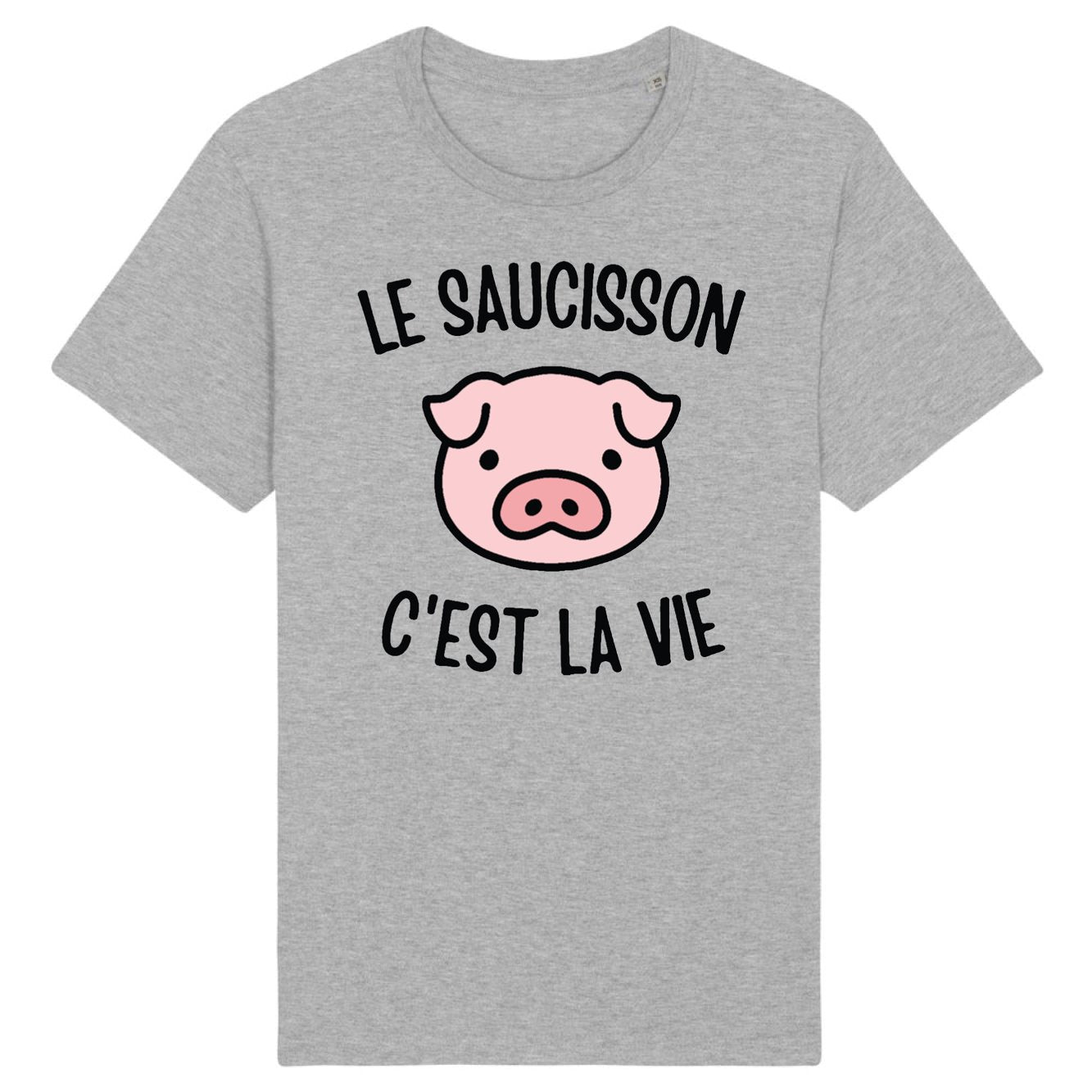 T-Shirt Homme Le saucisson c'est la vie 