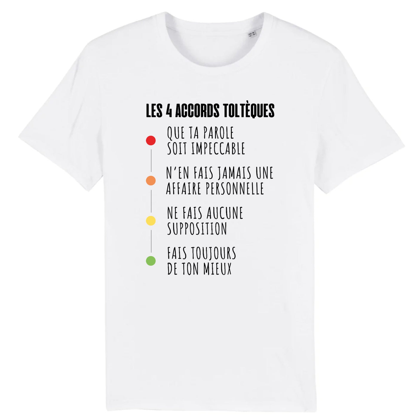 T-Shirt Homme Les 4 accords toltèques 