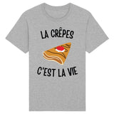 T-Shirt Homme Les crêpes c'est la vie 