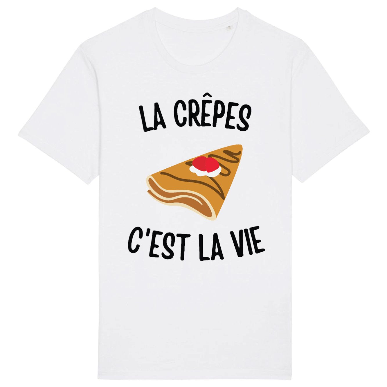 T-Shirt Homme Les crêpes c'est la vie 