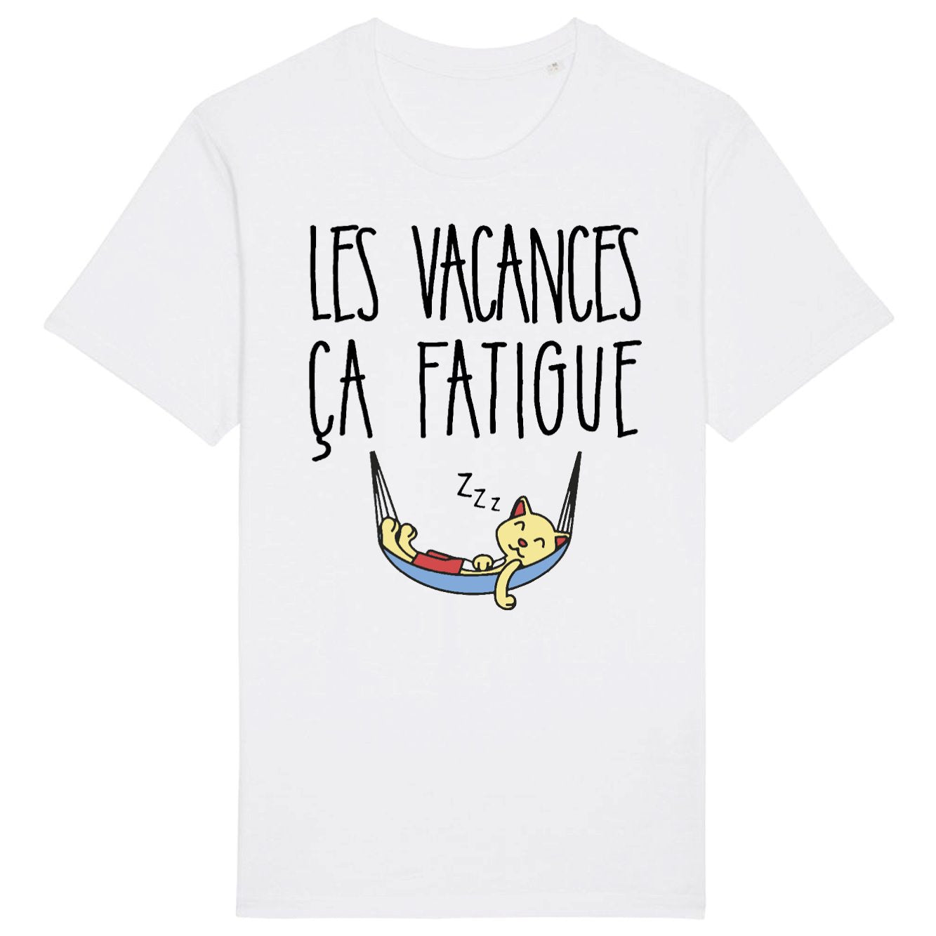 T-Shirt Homme Les vacances ça fatigue 