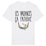 T-Shirt Homme Les vacances ça fatigue 