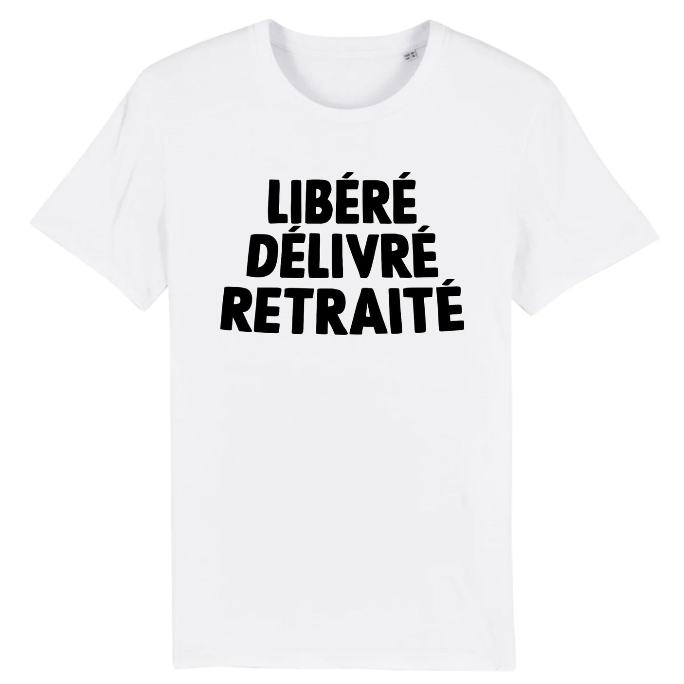 T-Shirt Homme Libéré délivré retraité 