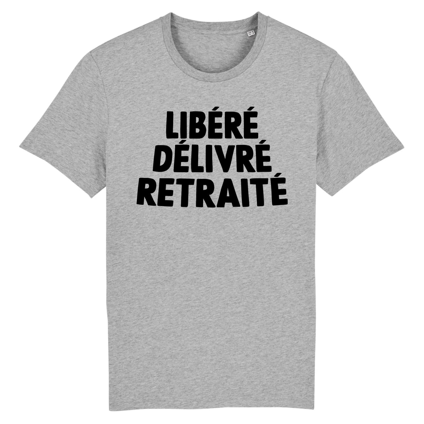 T-Shirt Homme Libéré délivré retraité 