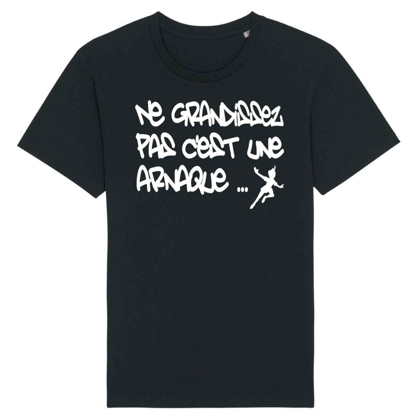 T-Shirt Homme Ne grandissez pas c'est une arnaque 