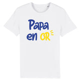 T-Shirt Homme Papa en or 