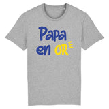 T-Shirt Homme Papa en or 