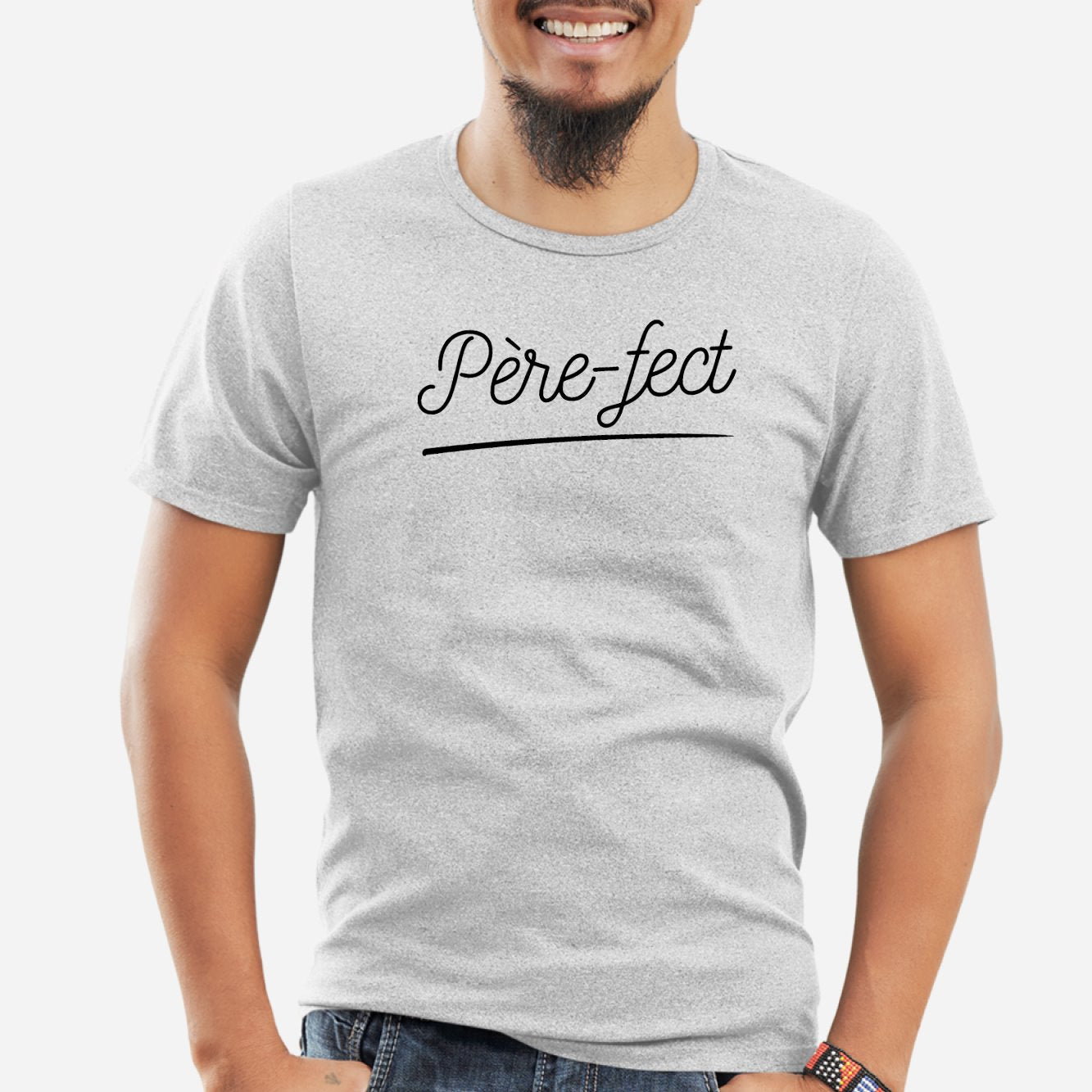 T-Shirt Homme Père-fect Gris