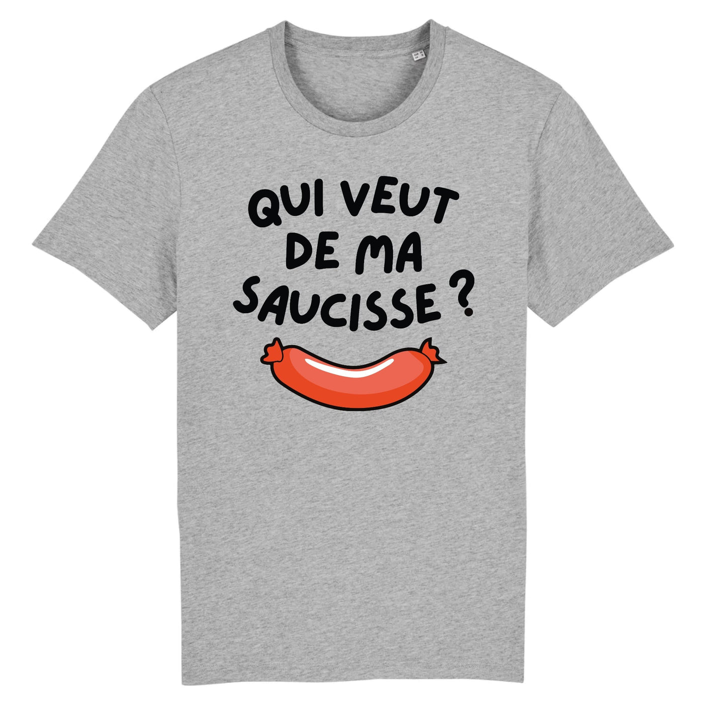 T-Shirt Homme Qui veut de ma saucisse 