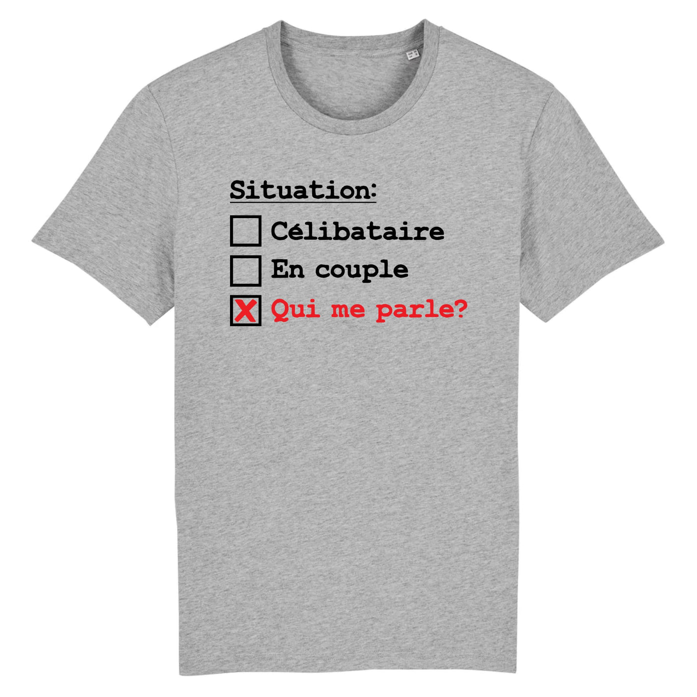 T-Shirt Homme Situation célibataire 