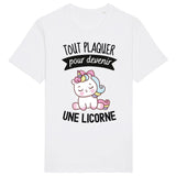 T-Shirt Homme Tout plaquer pour devenir une licorne 