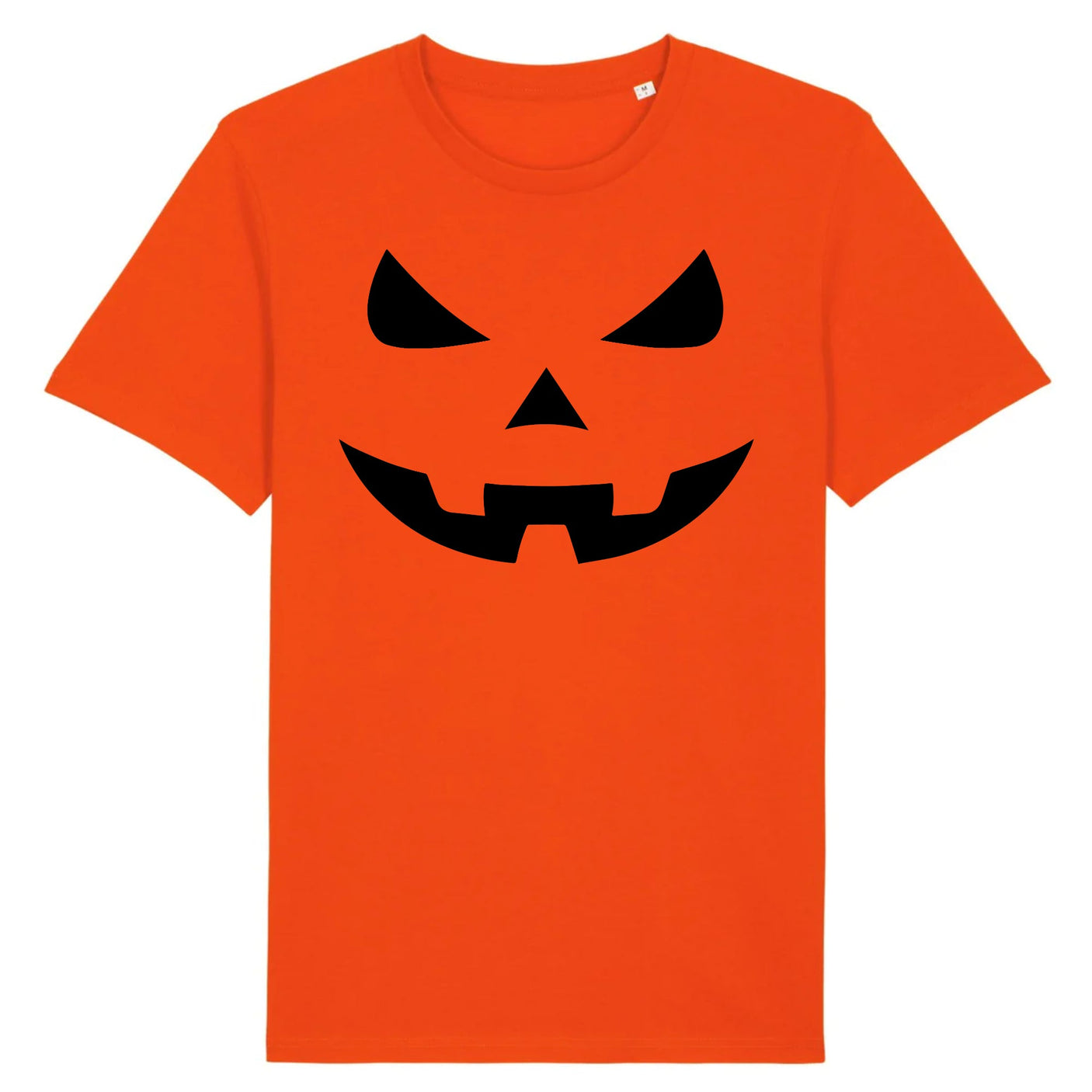 T-Shirt Homme Visage citrouille 