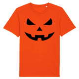T-Shirt Homme Visage citrouille 