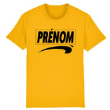 T-Shirt Personnalisé Brice de Nice "votre prénom" Jaune