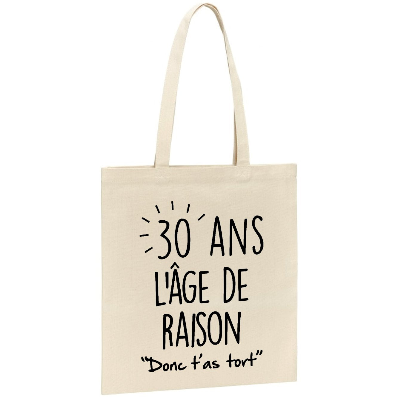 Tote bag Anniversaire 30 ans 