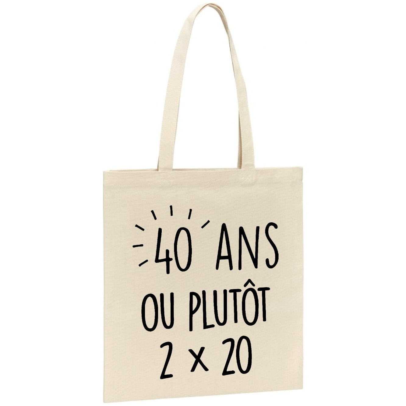 Tote bag Anniversaire 40 ans 