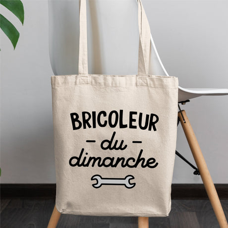 Tote bag Bricoleur du dimanche Blanc