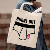 Tote bag Burne out Beige