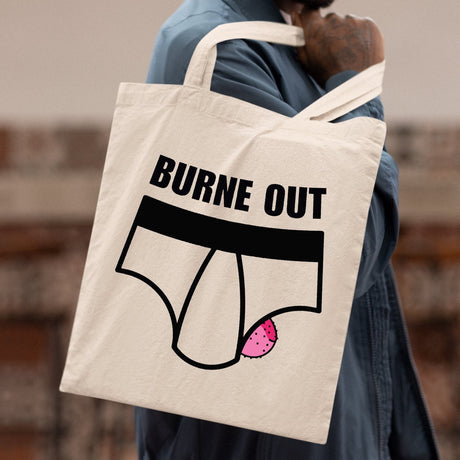 Tote bag Burne out Beige