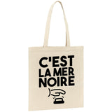 Tote bag C'est la mer noire 