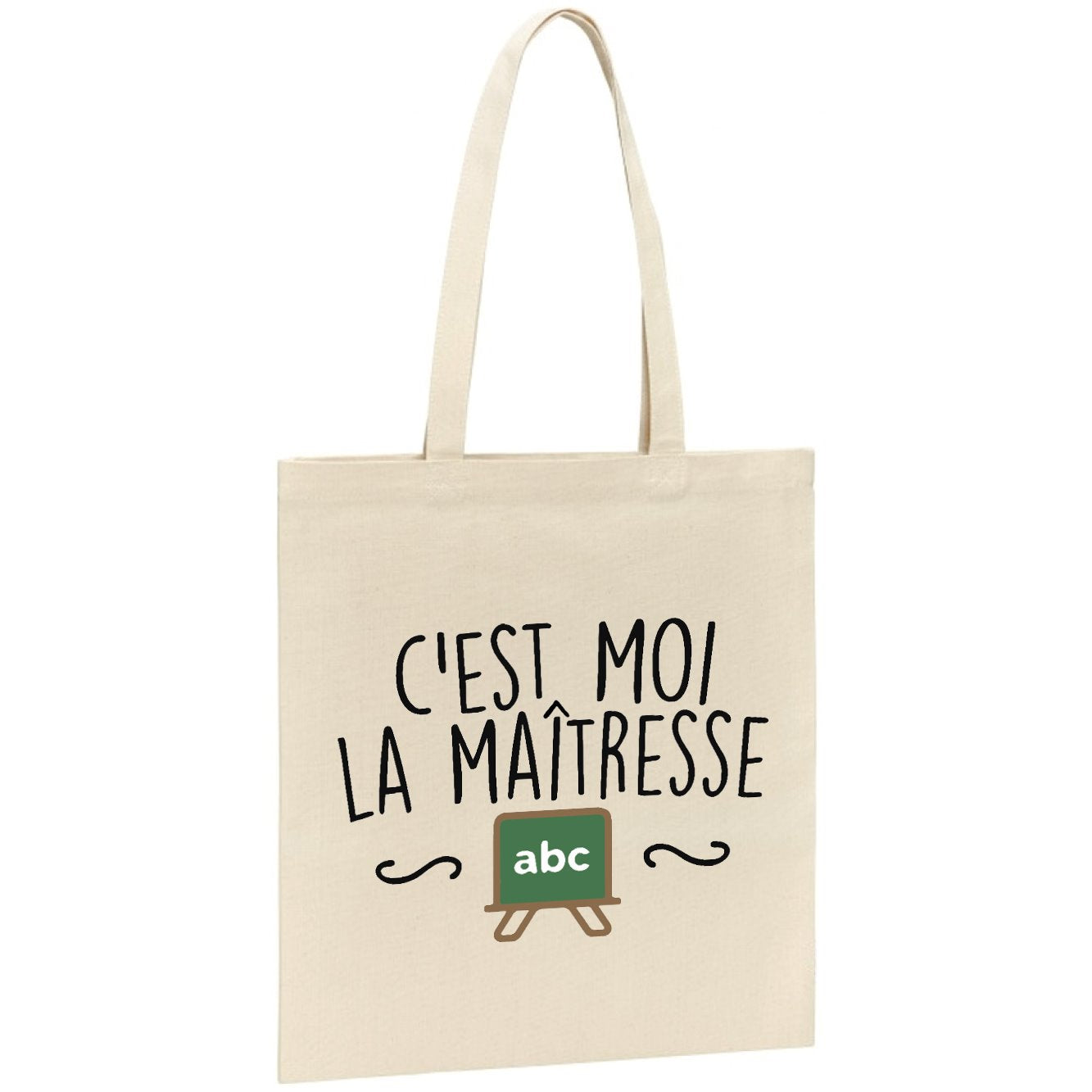 Tote bag C'est moi la maîtresse 