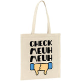 Tote bag Check meuh meuh 
