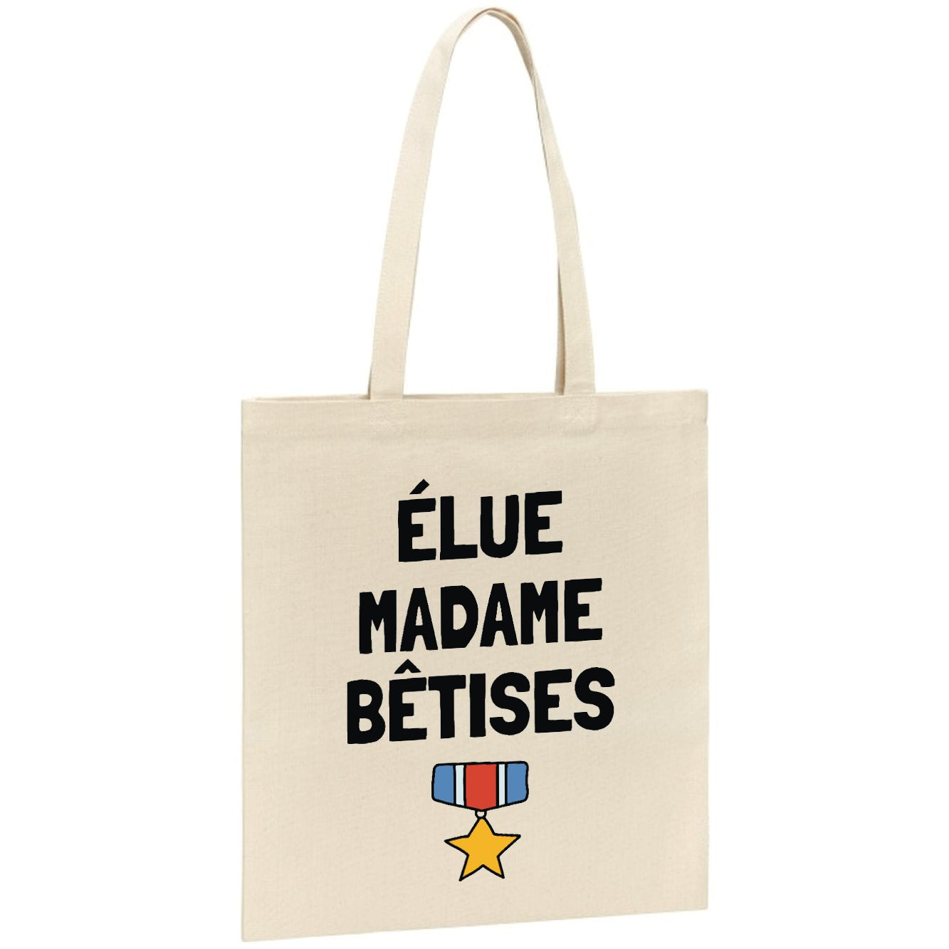 Tote bag Élue madame bêtises 