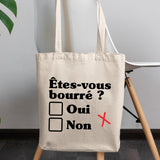 Tote bag Êtes-vous bourré Beige