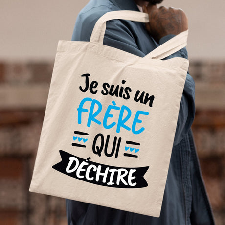 Tote bag Frère qui déchire Beige