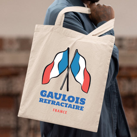 Tote bag Gaulois réfractaire Beige