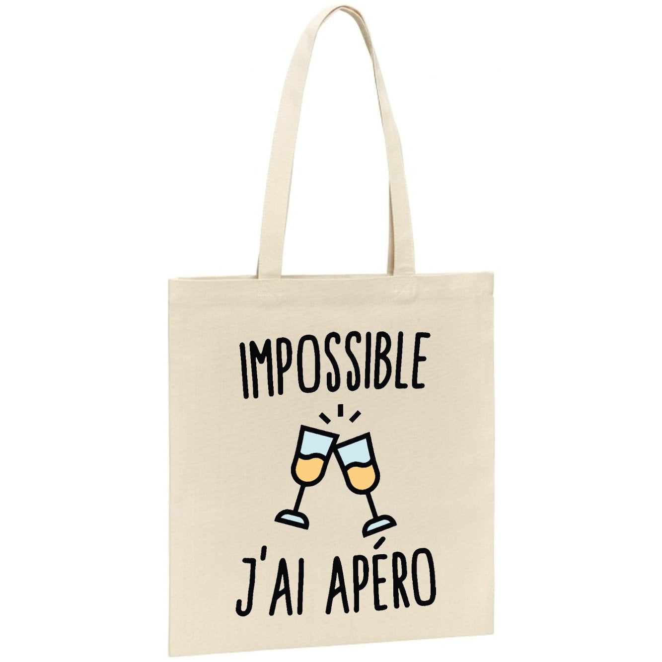 Tote bag Impossible j'ai apéro 