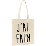 Tote bag J'ai faim 