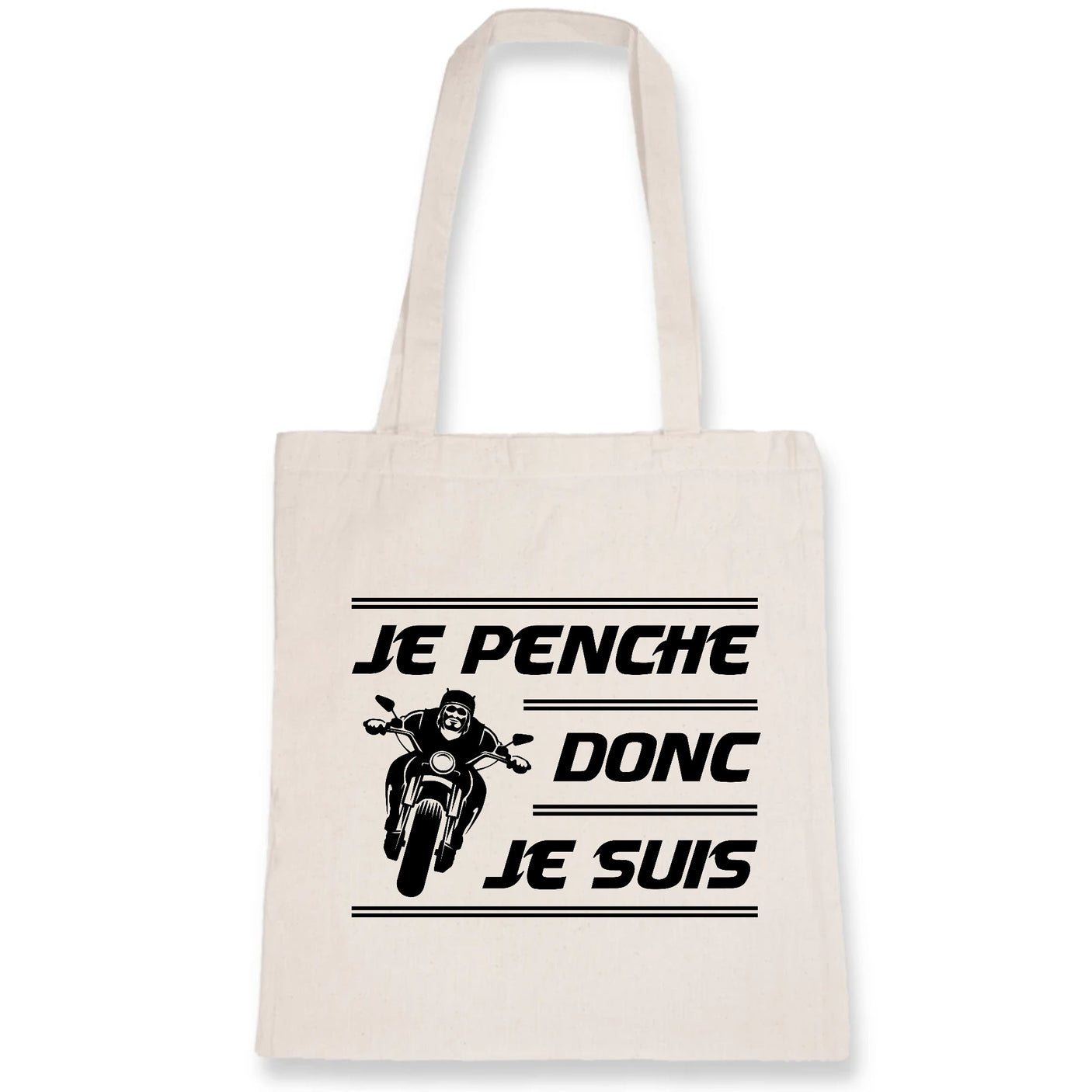 Tote bag Je penche donc je suis 