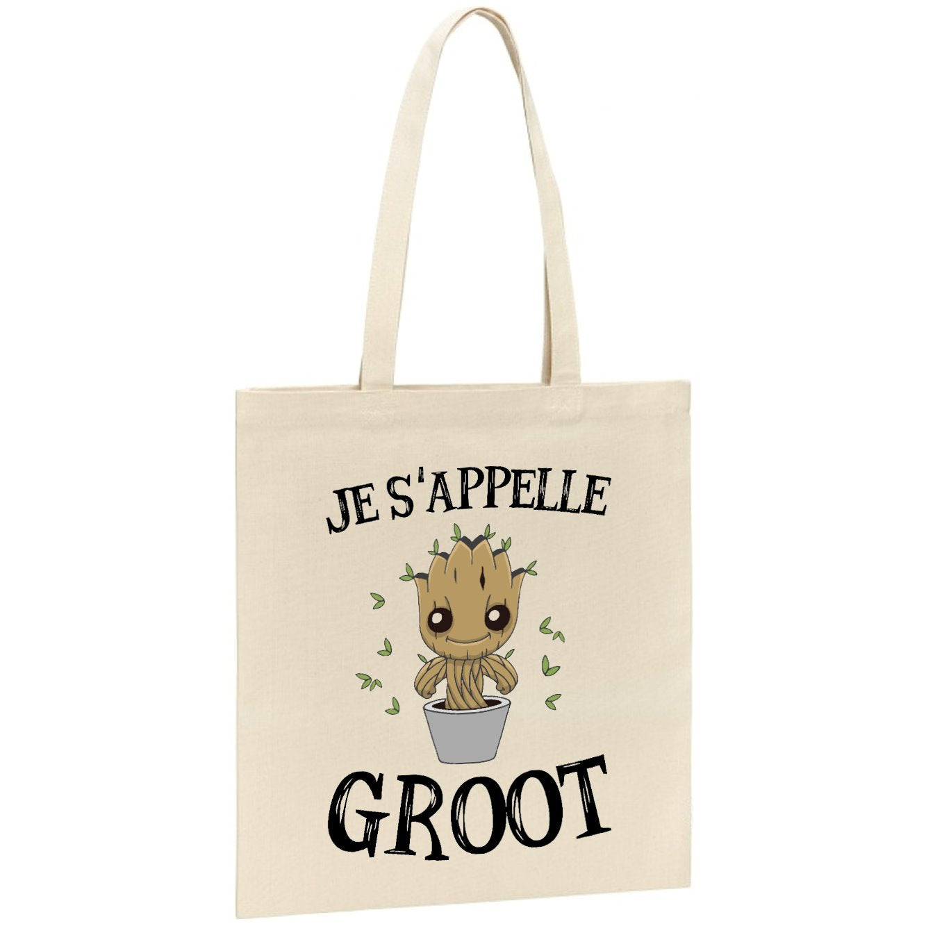 Tote bag Je s'appelle Groot 