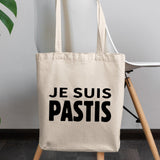 Tote bag Je suis Pastis Beige